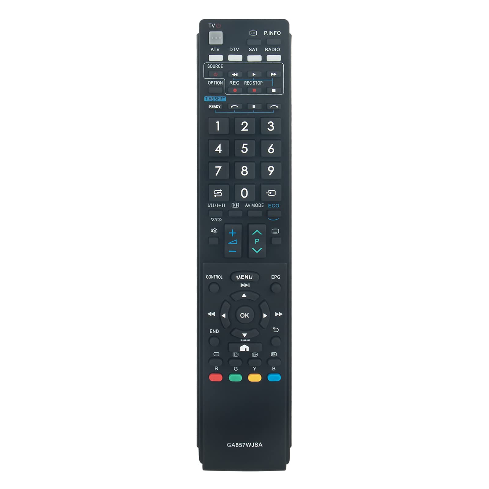 GA857WJSA Replacement Remote Control fit for Sharp LCD TV LC-46LE811E LC-40LE820E LC-40LE810E LC-46LE820E LC-46LE810E LC-52LE820E