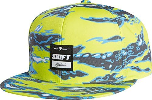 Shift Racing Mens Tactical Snapback Adjustable Hat, 15748-005-OS, yellow blue black