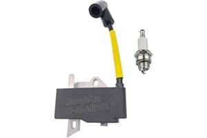 PARTSRUN 125B Coil 545108101 Ignition Module with Spark Plug for Husqvarna Handheld Blower 125B 125BVX ZF-IG-A00191-HHS