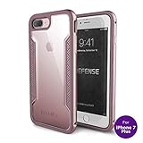 iPhone 7 PLUS Case, X-Doria Defense Shield Series - Military Grade Drop Tested, Anodized Aluminum, TPU, and Polycarbonate Protective Case for Apple iPhone 7 PLUS, [Rose Gold]