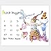 Angmart Baby First Year Milestone Blanket Boy Girl Painting Photography Backdrop Photo Prop Newborn Infant for New Mom