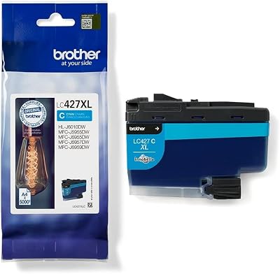 Brother LC-427XLC Cyan Ink Cartridge High Yield Genuine