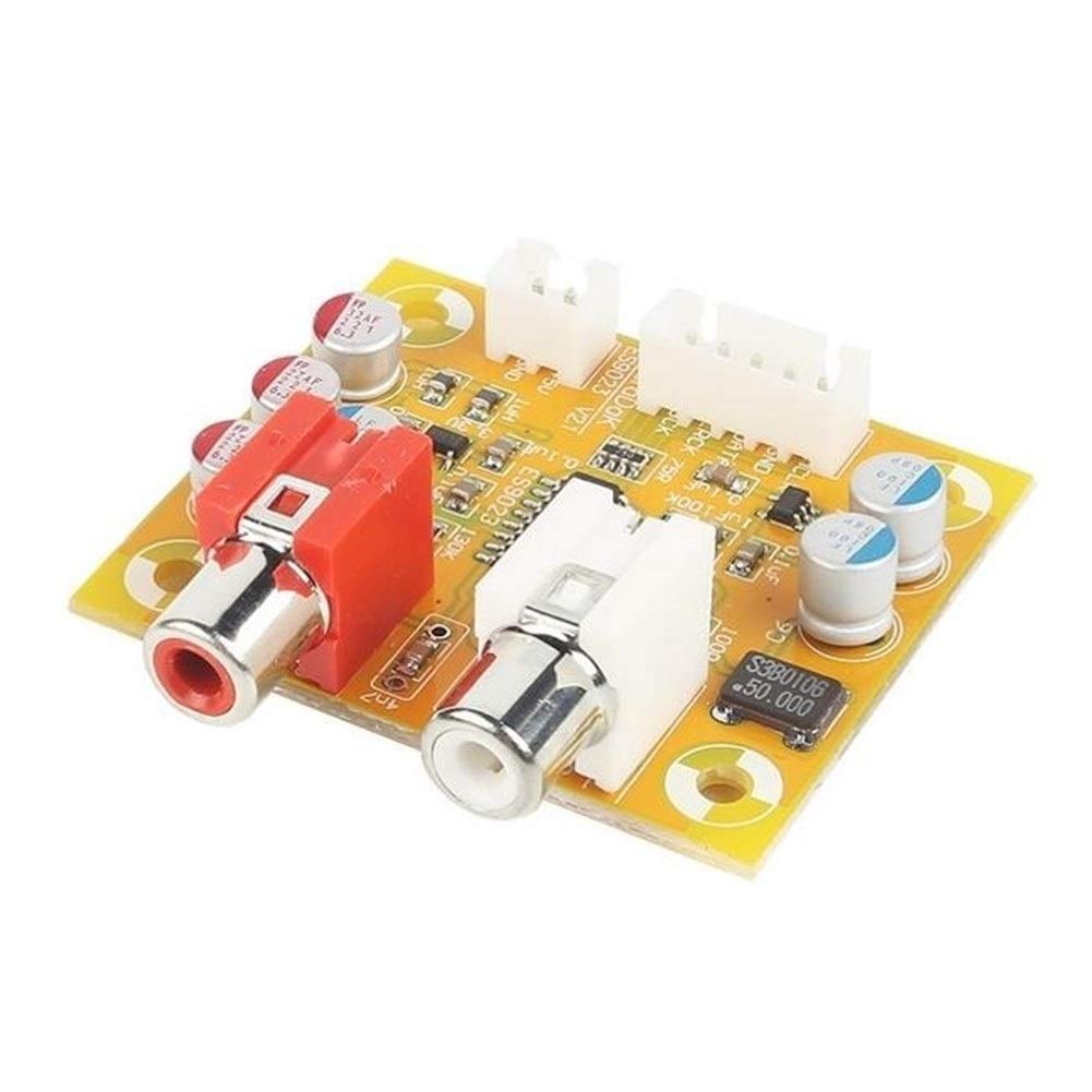 HYY-YY DIY kit Module DAC Sabre ES9023 Analog I2S 24 Bit 192 KHz Decoder Board Fit for Raspberry Pi 