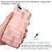 iPhone 7 Plus Case, iPhone 8 Plus Case, JAHOLAN Shiny Gold Pineapple Baby Pink Design Clear Bumper TPU Soft Rubber Silicone Cover Phone Case for Apple iPhone 7 Plus/iPhone 8 Plus