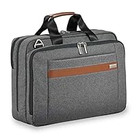 Briggs & Riley Kinzie Street Medium Brief Briefcase, Grey, One Size