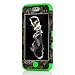 Mollycoocle Hybrid Shockproof Silicone Plastic Protective Hard Case for Apple iPod Touch 5 5th Generation