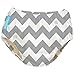 Charlie Banana Extraordinary Swim Diaper, Grey Chevron, Large