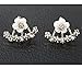 Daisy Flower After Hanging Stud Earrings for Lady Women Girls