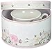 Delton Products Porcelain Adult Size Cup & Saucer with Matching Keepsake Box, Pink/Rose