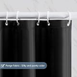 Furlinic Shower Curtain 120x180cm Mould Proof Waterproof 8 Hooks view 2