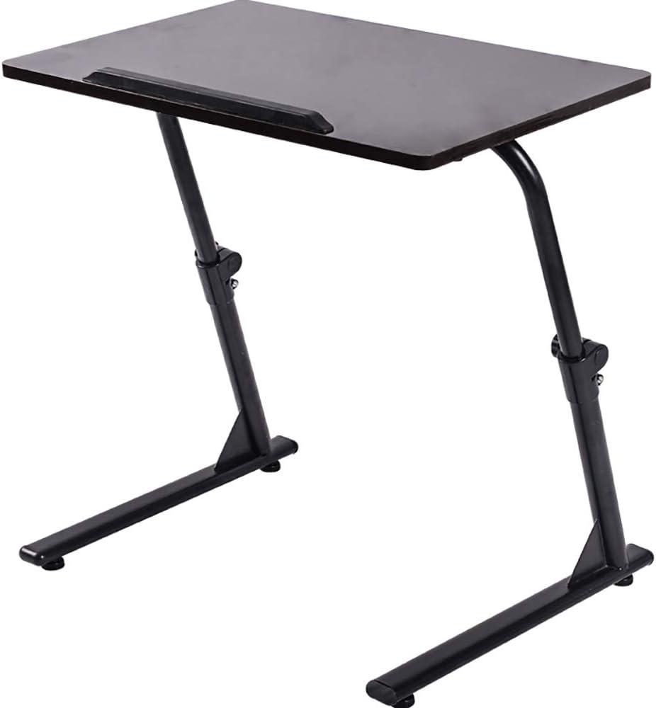 ZHFC Bedside Computer Table,Multipurpose Computer Writing Desk,Foldable Study Table, Free Lift Flip,Foldable Storage, for Home Office