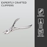 H&S Stainless Steel Toe Nail Clipper Thick Toenail Nippers 5 Inch view 3
