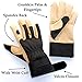 All-Season Women's Leather Gardening Gloves for Your Garden, Pruning, Digging, and Weeding Projects! Strong and Durable Goatskin for Dexterity and Grip, Extra Wide Wrist Cuff for Scratch Protection!