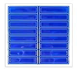 Accuform Signs LHR104BU Adhesive Vinyl Retro-Reflective Hard Hat/Helmet Sticker, 1