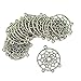 MonkeyJack 60 Pieces Vintage Indian Dream Catcher Charms Pendants Connectors DIY Jewelry Finding Multicolor