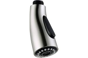 Weirun Kitchen Sink Faucet Pull-Out Spray Head Replacement Part,Kitchen Sink Sprayer Attachment,Brushed Nickel