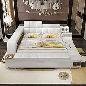 0411TB023 Moderna Cama Suave Tatami Dormitorio King Queen Doble tamaño