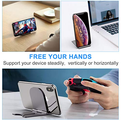 Cell Phone Stand 4 Pack Phone Holder Adjustable Foldable Tablet Stand Compatible with iPhone 11/11 Pro/11 Pro Max/Xs MAX/XR/XS/X Galaxy S10/S9/S9 Plus/Note 9 Google Pixel and More