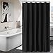 Yuunity Shower Curtain Polyester Fabric Bath Curtain with Hooks Bathroom Accessories,Waterproof Washable, 72