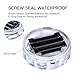 AnSaw Submersible LED Lights, IR Remote Controlled RGB Changing IP68 Waterproof Lights for Aquarium Vase Base Pond Swimming Pool Garden Party Weeding (3 Packs, 10-LED, RGB)