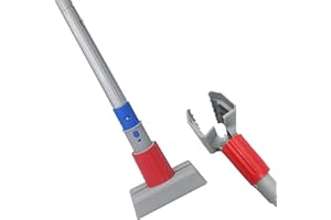 KLHB-YF Commercial mop Handle mop Handles Heavy Duty Commercial mop Head Replacement and Handles mop Stick Plastic mop Handle(B, Red)