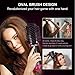 One Step Hair Dryer and Volumizer, RVB Beauty Oval Blower Hair Dryer Salon Hot Air Paddle Styling Brush Negative Ion Generator Hair Straightener Curler Comb for All Hair Typesthumb 2