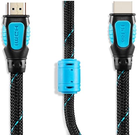 High-Speed HDMI Cable Special Ferrite Cores Design 4K HDMI 2.0V Stereophile Edition - 24K Gold Plated Connectors.Nylon Braided Ethernet,Audio Cables,Supports Ethernet, Audio Return-3.3 feet/1-pack