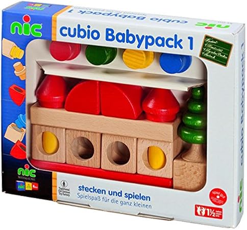 Amazon Nic ニック社 Cubio クビオ Jrパック B ピース 積み木 おもちゃ
