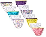 Fruit of the Loom Girls' Wardrobe Bikini (Pack of 12)