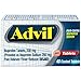 Advil Film-Coated (40 Count) Pain Reliever / Fever Reducer Caplet, 200mg Ibuprofen, Temporary Pain Relief