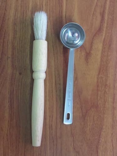 Ke&amp;ly Coffee Grinder Brush and Scoop Premium Quality