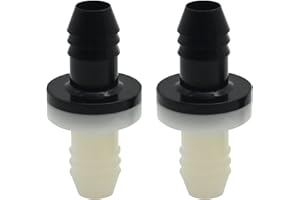 Hoypeyfiy 3/8Inch One Way Water Check Valves for Use In Pneumatic Systems To Prevent Backflow of Compressed Air, 10mm, 2Pcs