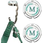 huefeel Folding Handbag Hanger, Personalized Letters Collection Desk Purse Holder ,Portable Table Bag Holder - Strength Alloy Materials Heavy Duty Purse Hook(2PCS