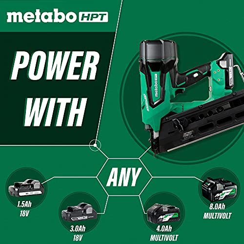 Metabo HPT Cordless Framing Nailer Kit, 18V, Brushless Motor, 2" Up To