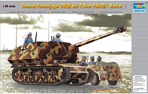 Trumpeter 1:35 - German 39(H) Panzerjager 75mm Pak40/3, Various - Image 3