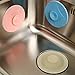 AIBER 2Pcs Tub Drain Stopper Water Seals Suction Cup Secures Soft Flexible Aqua Silicone
