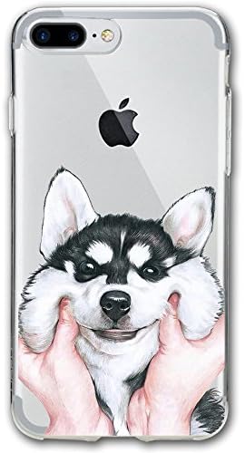 IPhone 7 Plus Case Pinch The Cute Siberian Husky's Face Dog Stylish Design Case For Apple IPhone7 Plus(5.5 Inch)