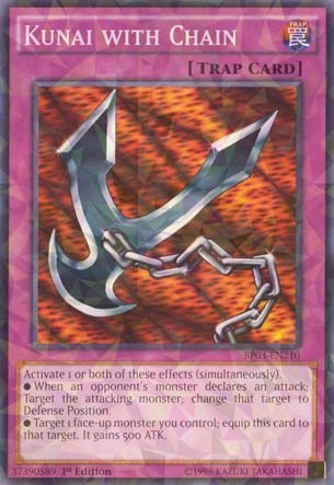Yu-Gi-Oh! - Kunai with Chain (BP03-EN210) - Battle Pack 3: Monster League - 1st Edition - Shatterfoil