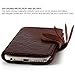Lockwood iPhone 6/6s | Folio Wallet Card Case | Faux Leather | Vintage Dark Brown | (4.7 Inch) | Ultra Slim & Light