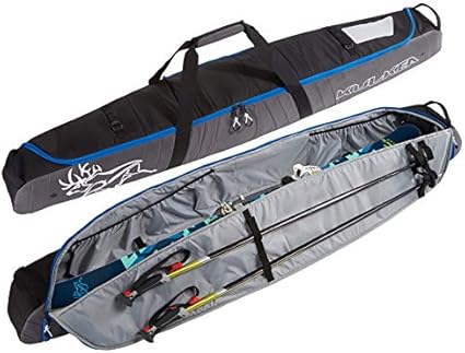 high sierra 170cm wheeled double ski bag
