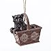 Enesco Jim Shore Hanging Ornament - Toto in Basket