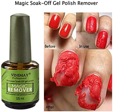 Burst Magic Remove UV Gel Nail Polish Magic Remover Soak off Nail Art Primer Acrylic Clean Nail Soak Off Remover