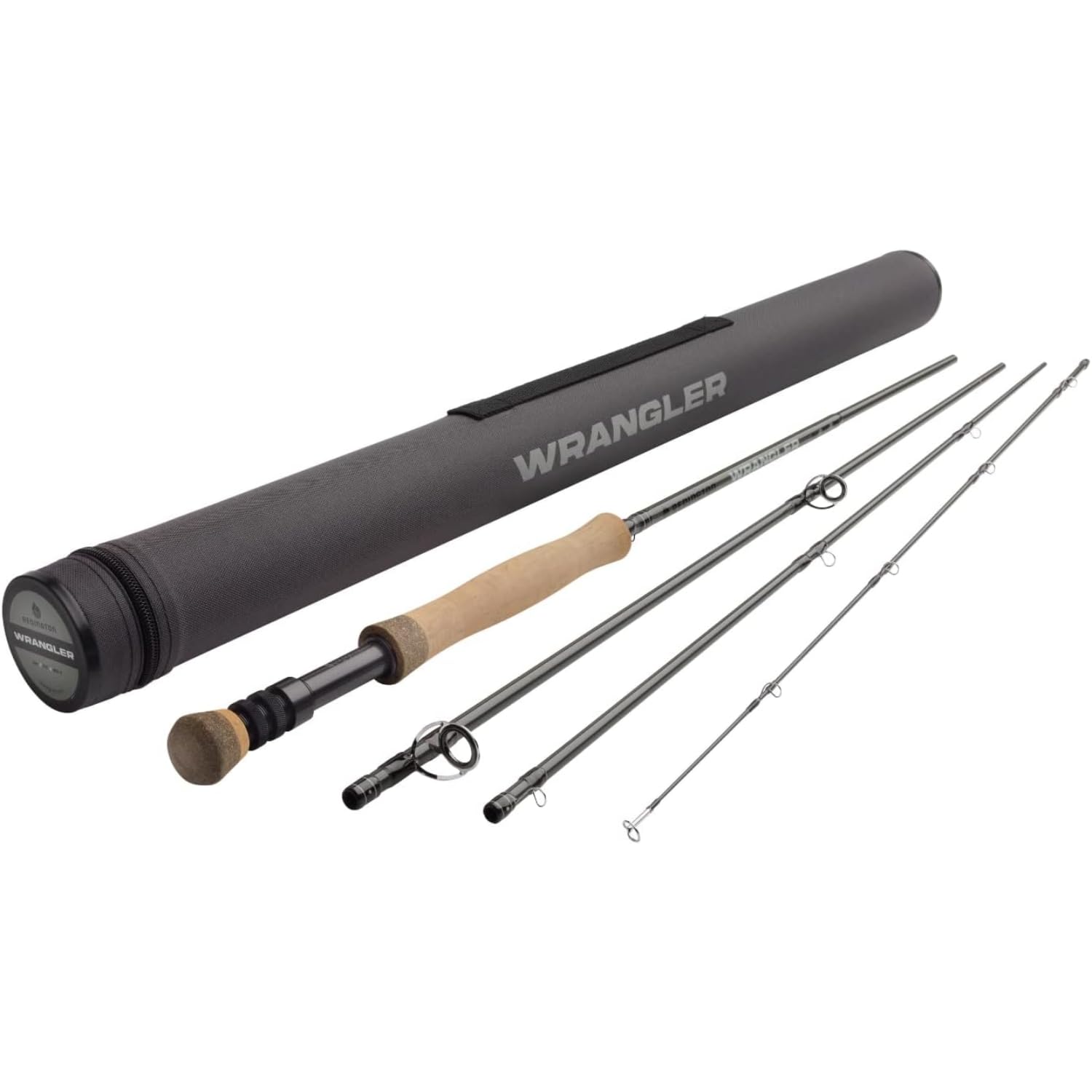 Redington Wrangler Fly Fishing Rod, 4-Piece Fly Rod, Durable Nylon Travel Tube, 4WT 9'0"