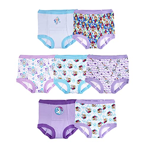 Photo 1 of Disney Frozen Toddler Girls 7-PK Potty Training Pants with Success Tracking Chart and Stickers Sizes 2T, 3T, 4T, Frozen7pk