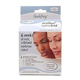 Godefroy Instant Eyebrow Tint Permanent Eyebrow Color Kit, Natural Black-1 kit
