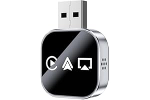 ZCAYI Mirror Phone to Car Screen Adapter 2026 Upgrade 3 in 1 Wireless Bluetooth 5.0 Carplay Link Cars Built-in Instant Wired Plug Playmini USB for iPhone Apple Android Mirroring(1-D,for iPhone)