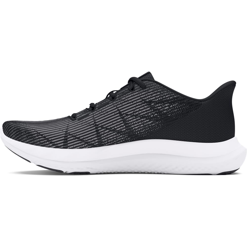 Under Armour Women’s Charged Speed Swift, (001) Black/Black/White, 12, US