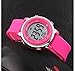 Watches,Kids Outdoors Waterproof Wristwatch,Multifunctional LED Digital Watch for Boys (Rose)