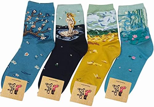 DearMy Women's Lovely Design Casual Cotton Crew Socks | Good for Gift Idea| One Size Fits All | Gifts for Women
