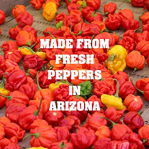 Green Carolina Reaper Hot Sauce From Hell 5 Ounce Gourmet Carolina